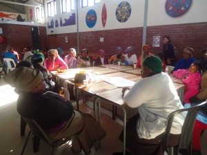 Fieldwork update: Community Debrief in Site C, Khayelitsha, Cape Town