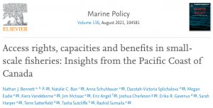 NEW PUB: BENNETT, BAN, SCHUHBAUER, SPLICHALOVA ET AL. “ACCESS RIGHTS, CAPACITIES AND BENEFITS IN SMALL-SCALE FISHERIES: INSIGHTS FROM THE PACIFIC COAST OF CANADA”